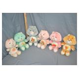 6pcs Various Care Bear Plush Dolls