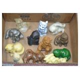12pcs Calico Kittens Small Kittys Figurines