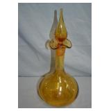 14.5" Vintage Blenko Glass Decanter