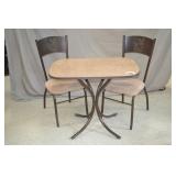 Cramco 3pc Bistro Coffee Shop Table & Chairs