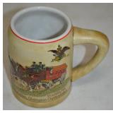 1980 Ceramarte Budweiser Clydesdale Beer Mug
