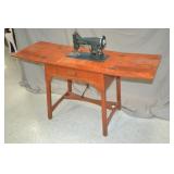 Mid Century Kenmore Electric Cabinet Sewing Mach
