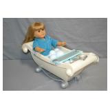 American Girl Doll With Bubble Bath Tub