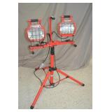 Husk Dual Lamp Dual Bulb Halogen Work Lights