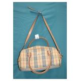 English Burberrys Nova Check Boston Bag