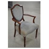 Antique Shield Back Padded Armchair