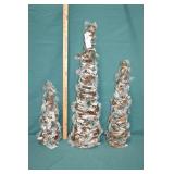 3pcs Set Grapevine Trees Tallest in 30"
