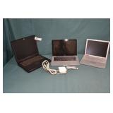 Lot of 3 Apple & Macintosh Powerbook Laptops