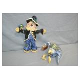 Blue Sky 12" Scarecrow & *" Hanging Crow