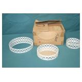 3pc Set Mirrored Display Trays New in Box