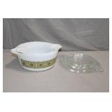 Pyrex Verde Green 3pc Nesting Casserole Bowl Set