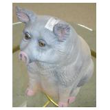 Large 20" Tall Ceramic Pig Bank Very Nice