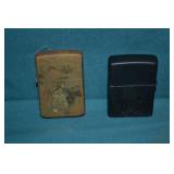 2pcs Vintage Zippo Windproof Lighters