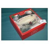 Lenox 10" Christmas Bowl New in Box