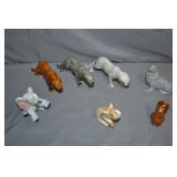 7pcs Various Vintage Circus Animal Figurines