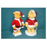 2pcs 16" Animated Winnie the Pooh Dolls