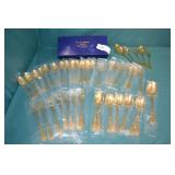 50pc Golden Sutton Place Flatware new in box