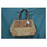 Coach E3Q-7562 12" Suede Leather Purse