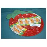 Temptations 3pc Gingerbread Plate Set