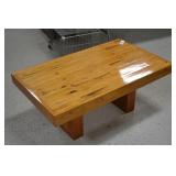 Reclaimed Bowling Alley Lane Wood Coffee Table