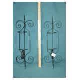2pcs 26" Wall Mount Candle Holders