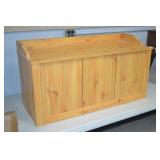 40" Pine Veneer Toy Chest Trunk Like New