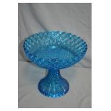 Westmoreland Sawtooth Diampnd Point Pedestal Dish