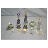 10pcs Vintage Vanity Cologne Bottles