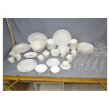 93pcs French Arcopal Victoria Dishes