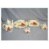 Cracker Barrel 5pc Peace Tea Set