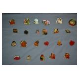 Lot 23pcs Vintage McDonalds Crew Member Pins