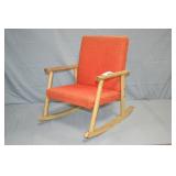 23" 1950s German Youth Rocking Chair