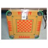 Vintage Merdel Carrom Double Sided Game Table