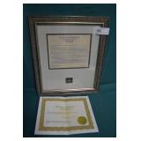 1400s Italian Silver Denaro w/ Certificate