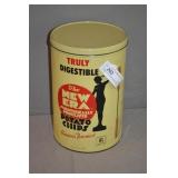 Vintage 1lb New Era Potato Chip Tin