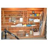 Wall Lot Garage Items, Hardware, Household & More