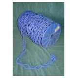 150 Foot Roll 2" Blue Gothic Plastic Chain