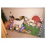 Lg Lot Outdoor Holiday Cutout Yard Decorations