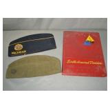 USMC & Legion Garrison Caps & Military Book