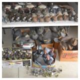Huge Lot Various Size & Type Hunting Duck Decoys