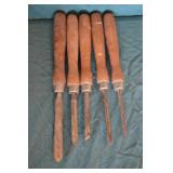 5pc Wood Lathe Tool Set
