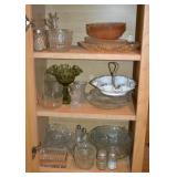 Lot Mid Century Glassware & Kitchen Items