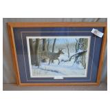 1988 Paul Krapf Breaking Cover Signed Print