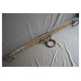 Antique 43" Horse Hitch Tree With Hardware