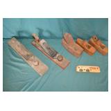 Lot Modern & Antique Wooden Block Planes