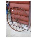Antique 40" Steel Wagon Wheel