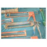 Lot Various Caulk & Greese Guns
