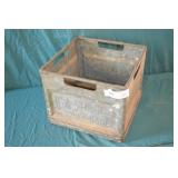 Ira Wilson & Sons Antique Metal Dairy Crate
