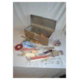 17" Craftsman Metal Toolbox With Contents of Tools