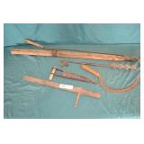 Lot Various Primitive Farm Tools